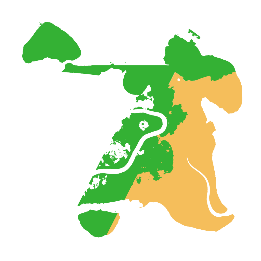 Biome Rust Map: Procedural Map, Size: 2800, Seed: 351989319