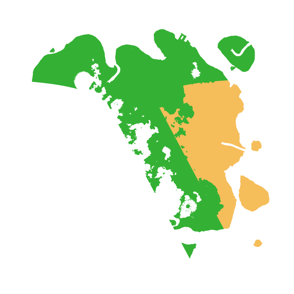 Biome Rust Map: Procedural Map, Size: 3000, Seed: 751230567