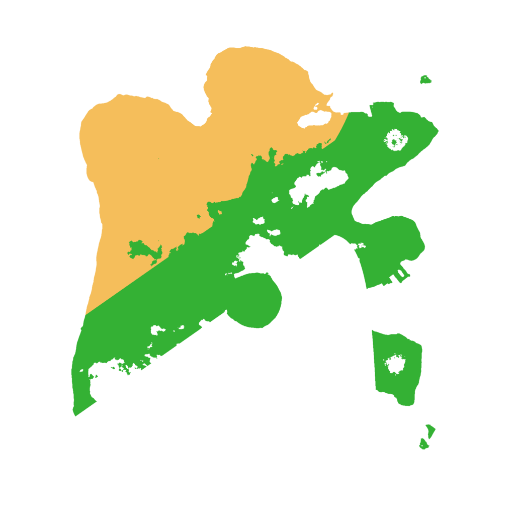 Biome Rust Map: Procedural Map, Size: 2500, Seed: 1612937832