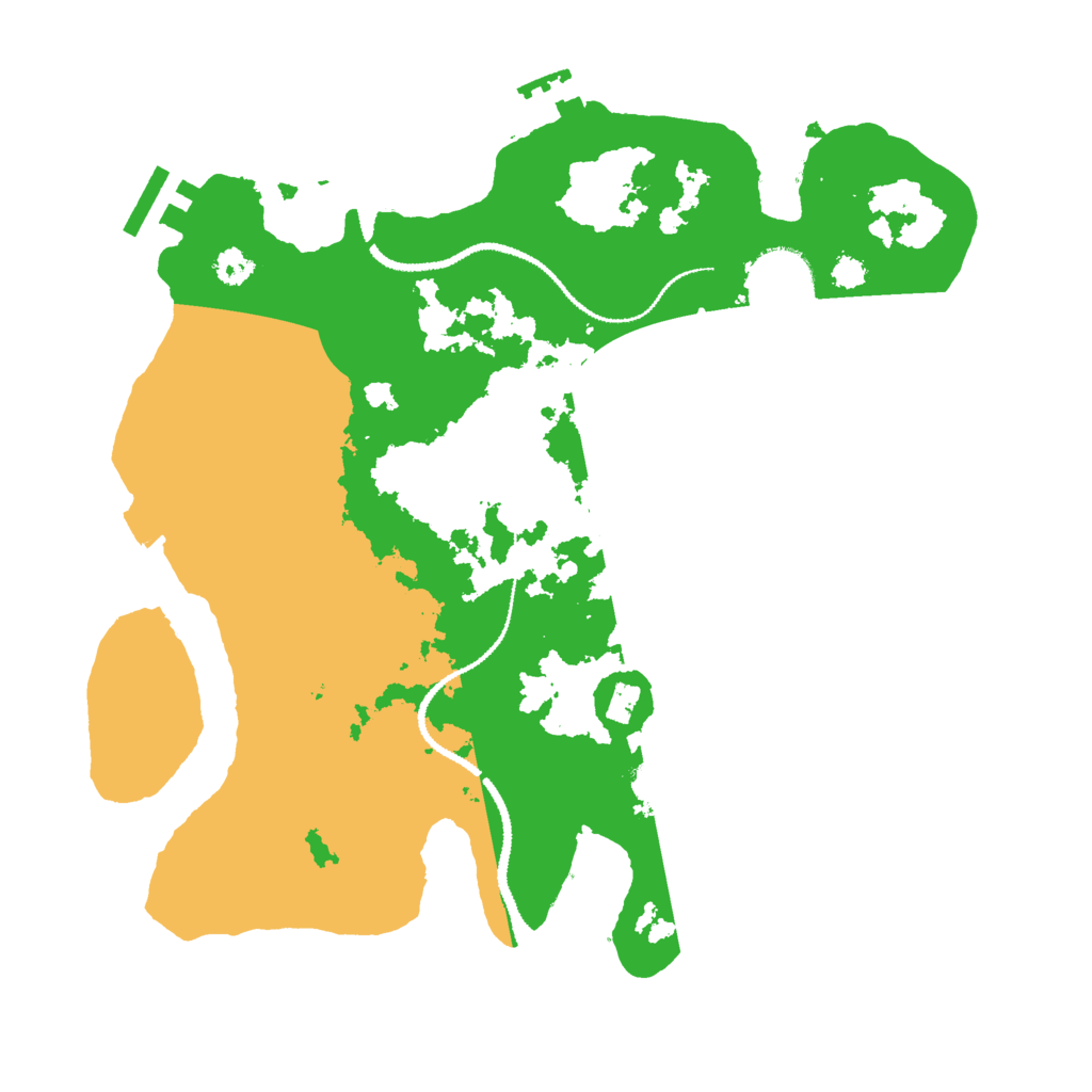 Biome Rust Map: Procedural Map, Size: 3000, Seed: 478473