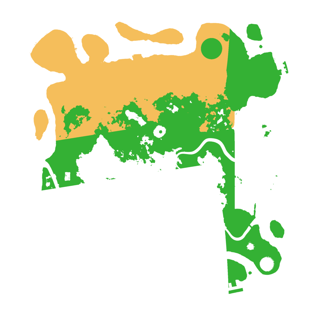 Biome Rust Map: Procedural Map, Size: 3900, Seed: 61541224