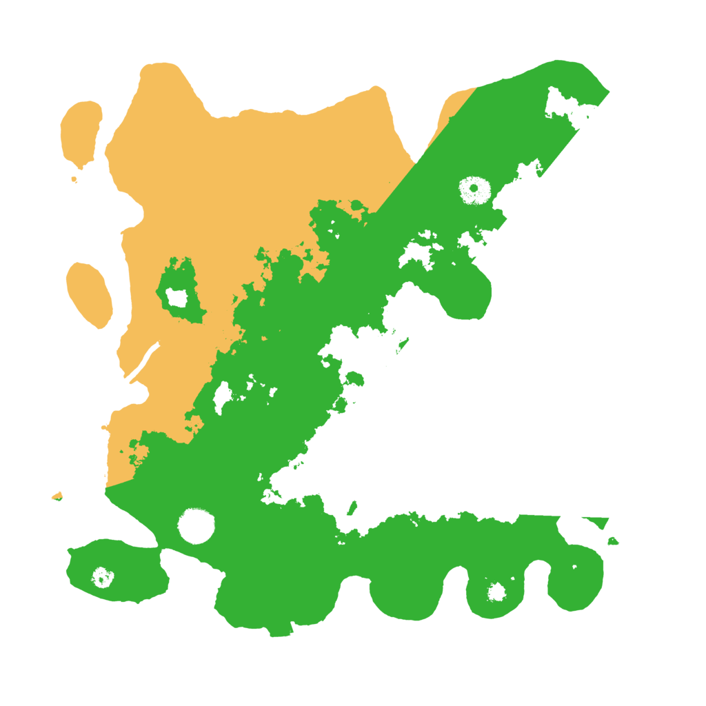 Biome Rust Map: Procedural Map, Size: 3500, Seed: 61638069