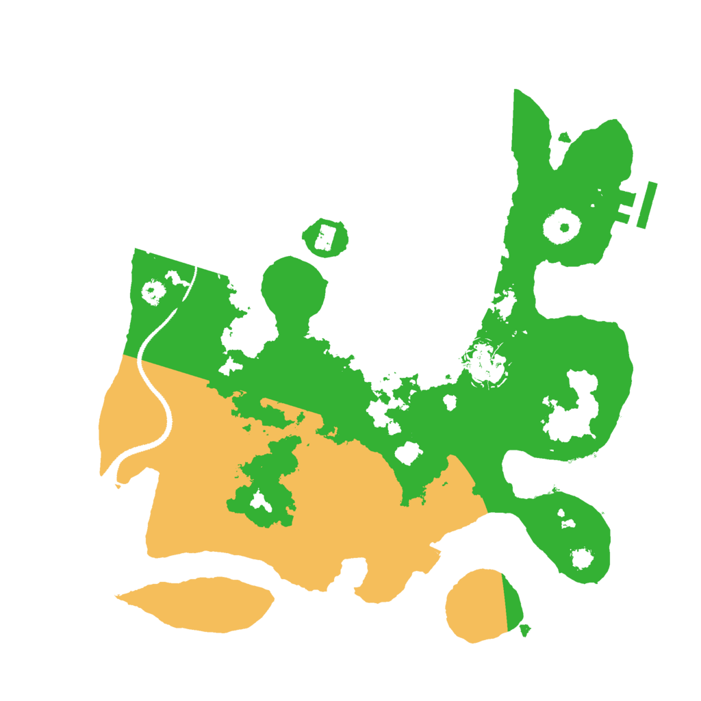 Biome Rust Map: Procedural Map, Size: 3000, Seed: 15277