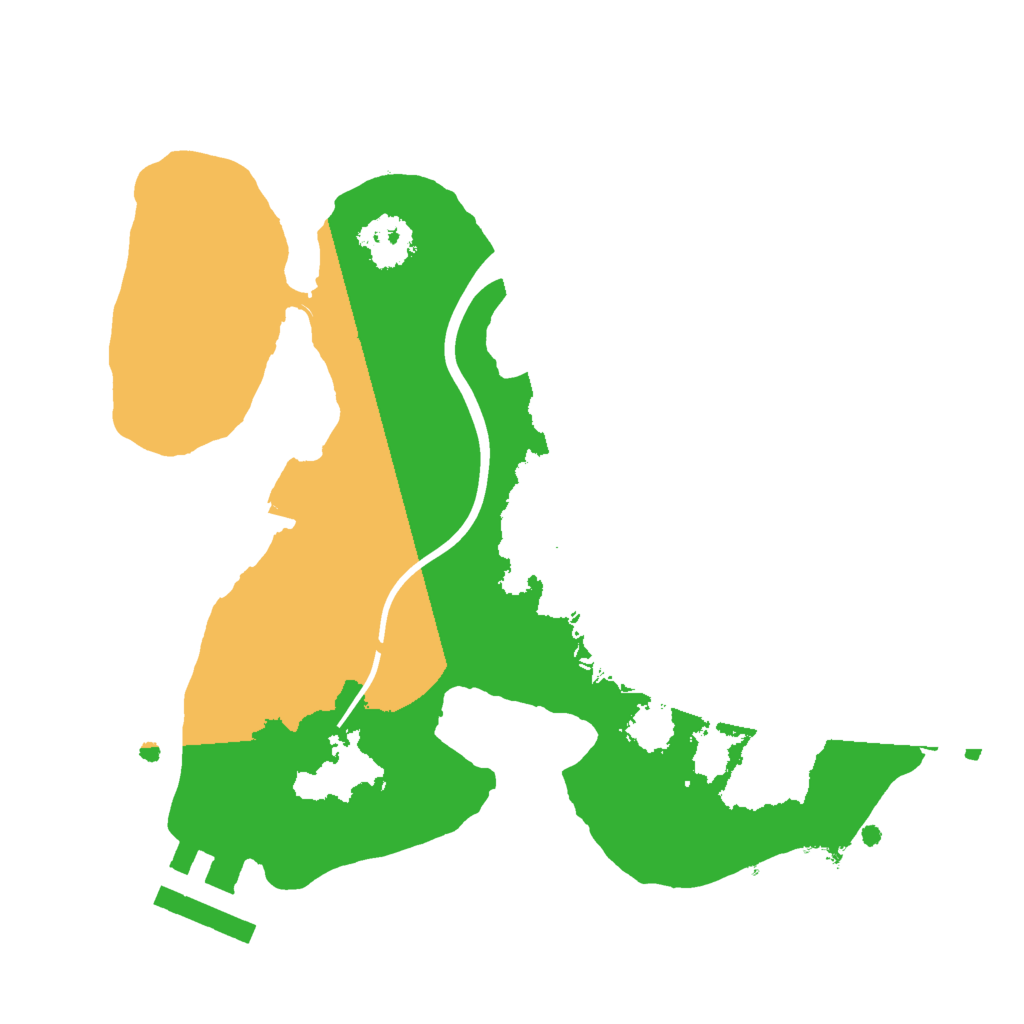 Biome Rust Map: Procedural Map, Size: 2000, Seed: 977408190