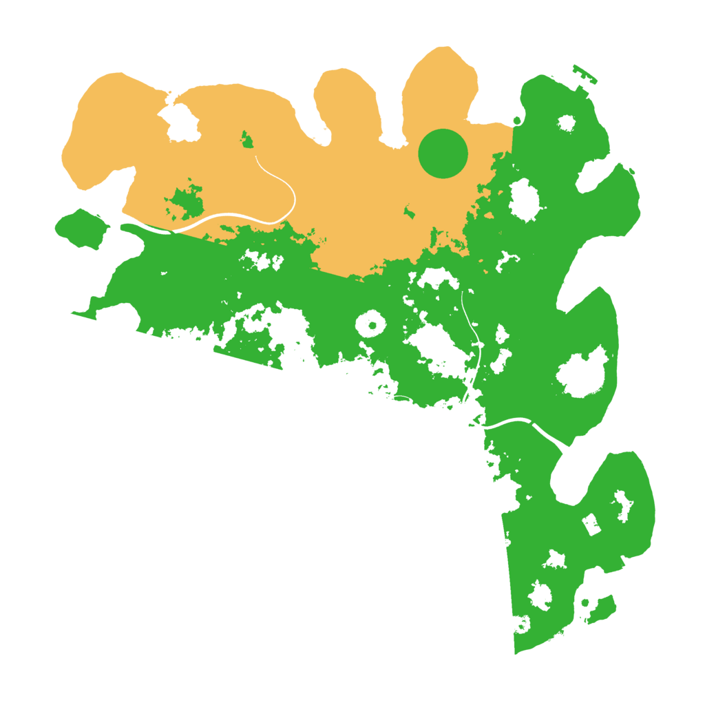 Biome Rust Map: Procedural Map, Size: 3750, Seed: 225