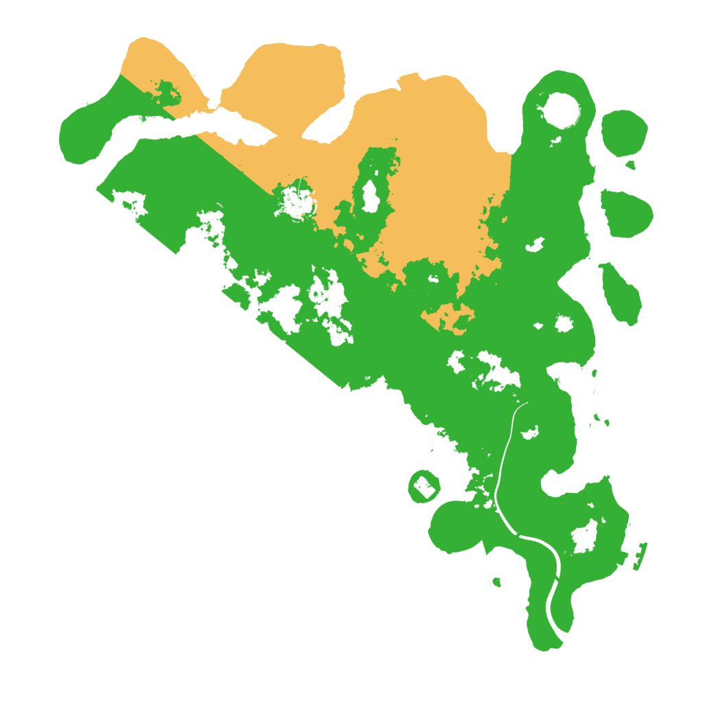 Biome Rust Map: Procedural Map, Size: 3650, Seed: 78118617