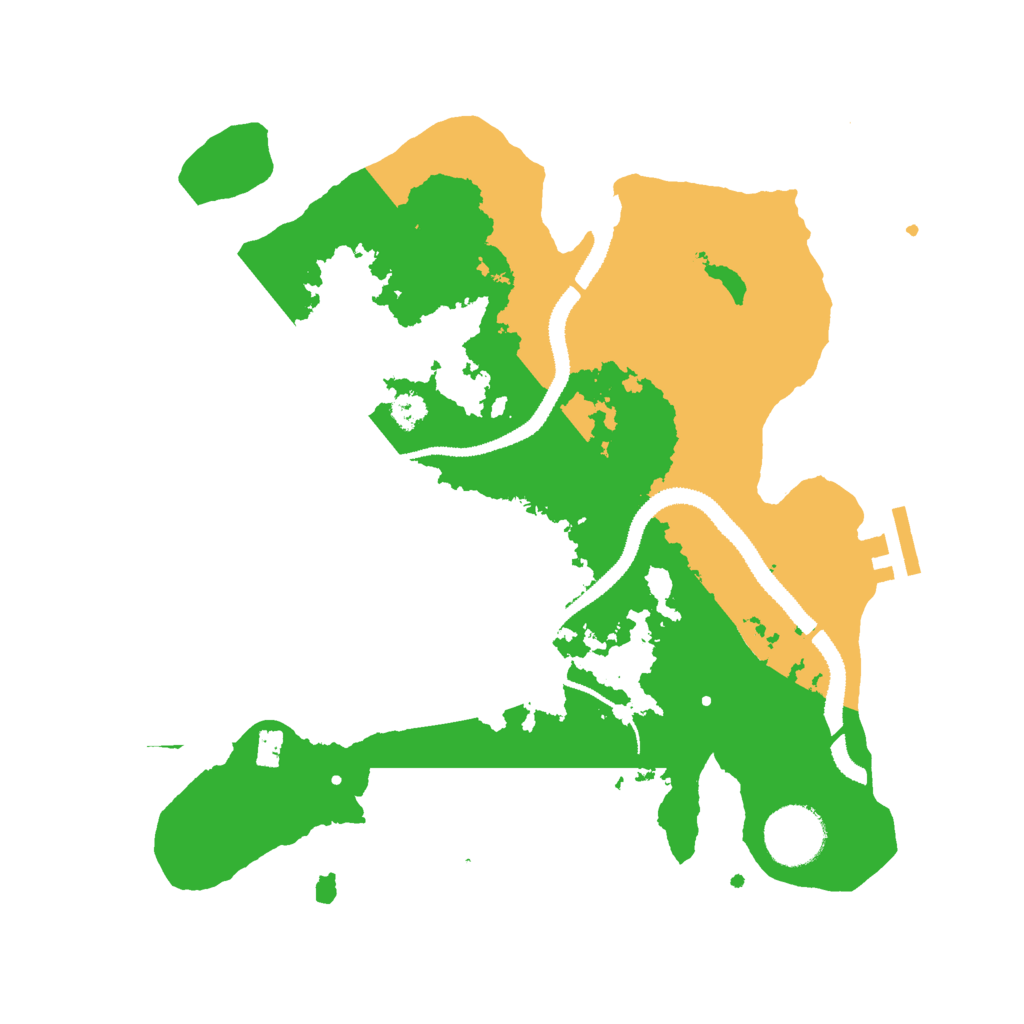 Biome Rust Map: Procedural Map, Size: 3000, Seed: 324255