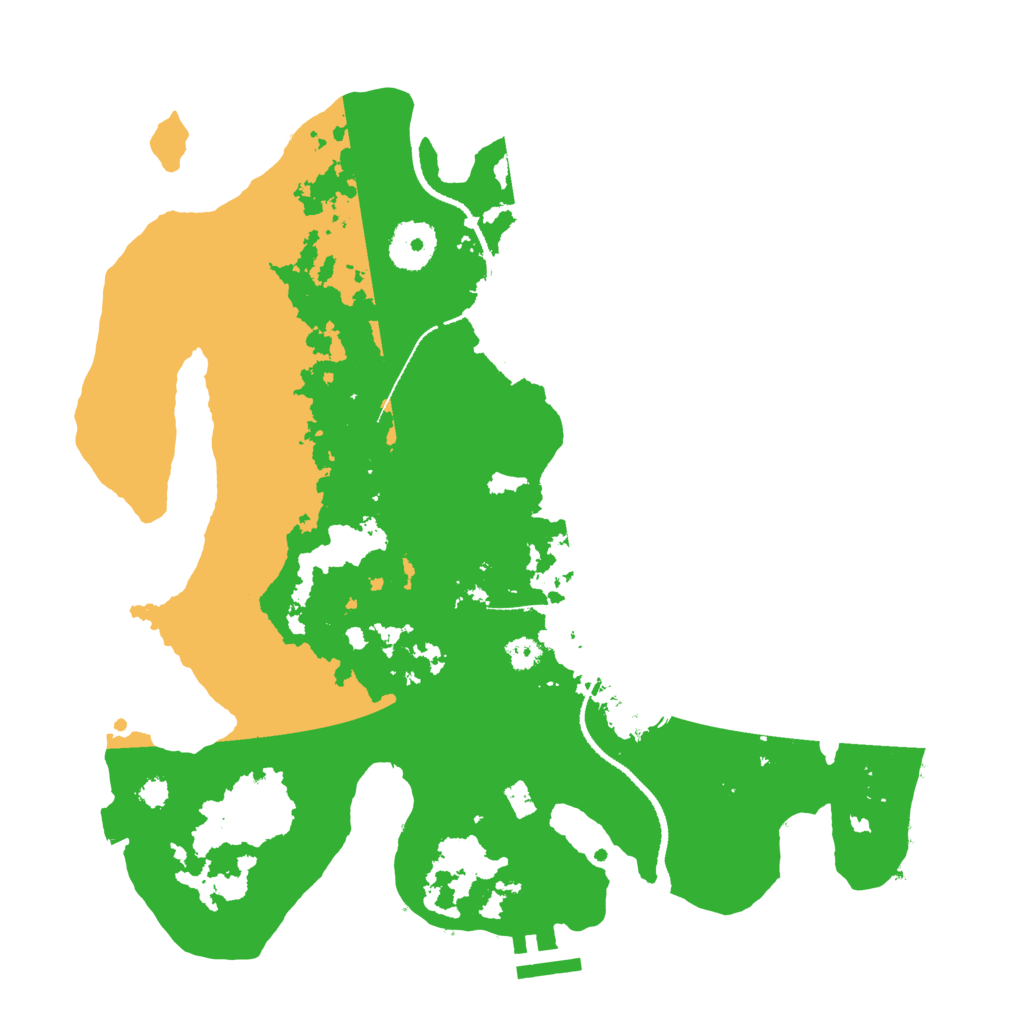 Biome Rust Map: Procedural Map, Size: 3200, Seed: 982127297