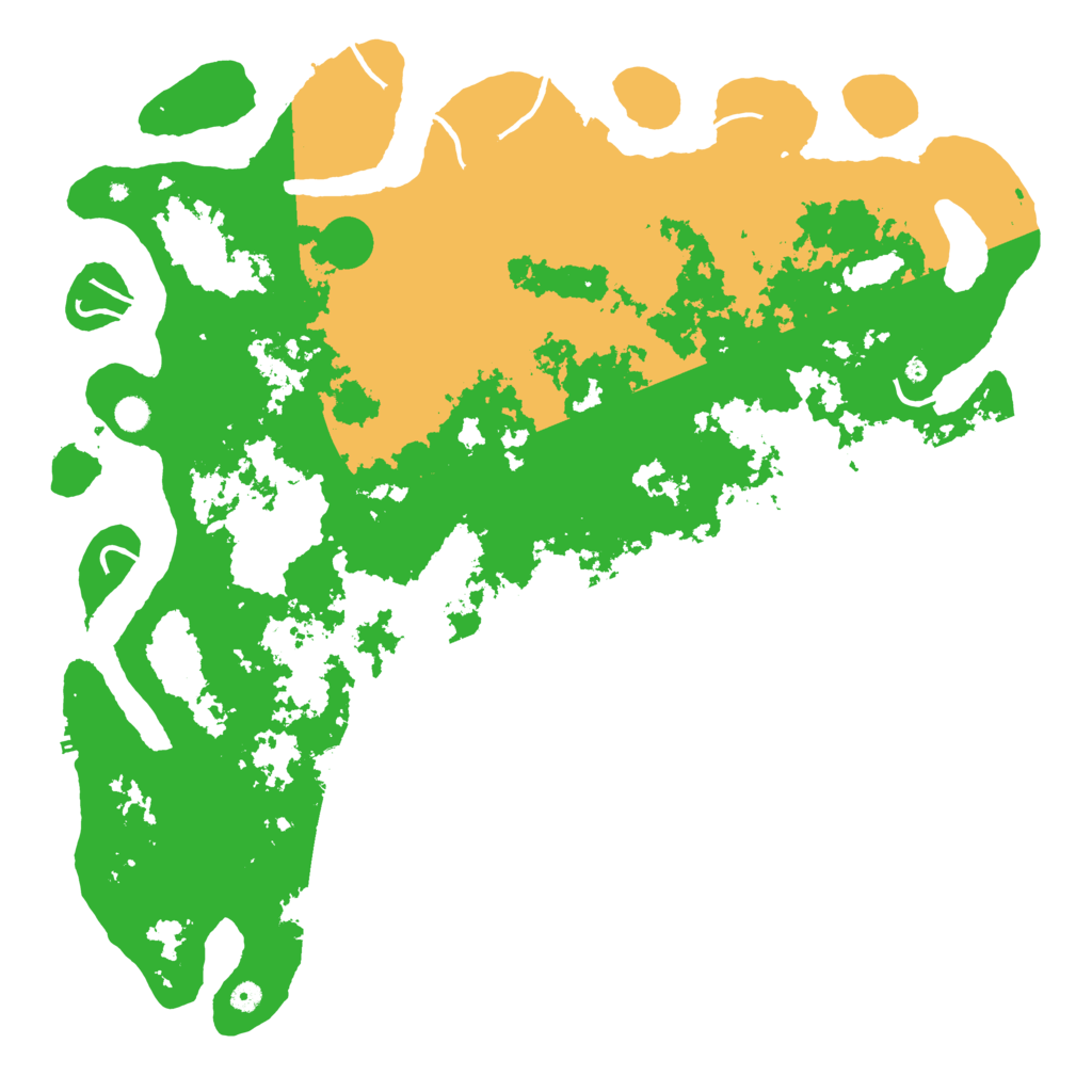 Biome Rust Map: Procedural Map, Size: 5500, Seed: 3805619