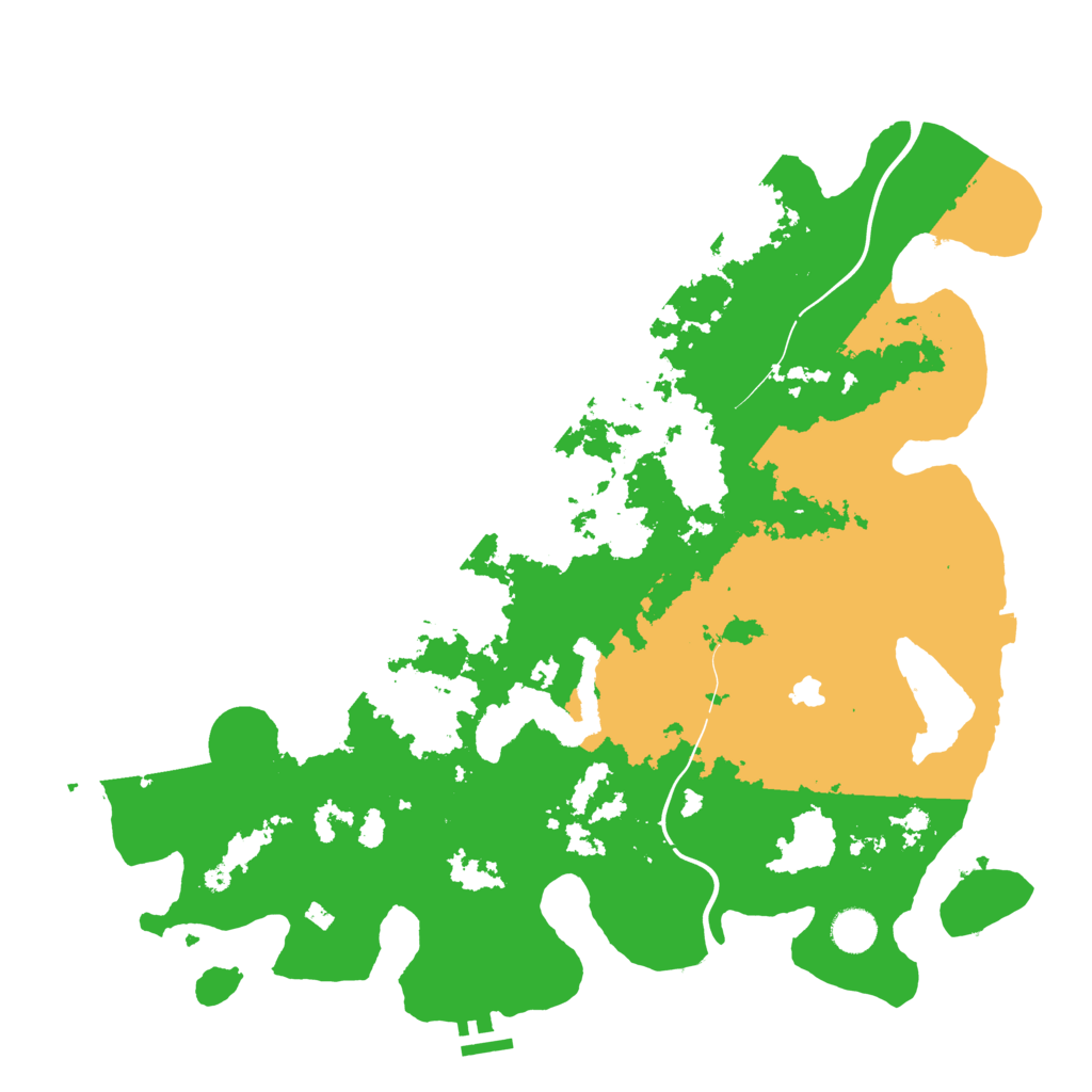 Biome Rust Map: Procedural Map, Size: 4250, Seed: 1187208939