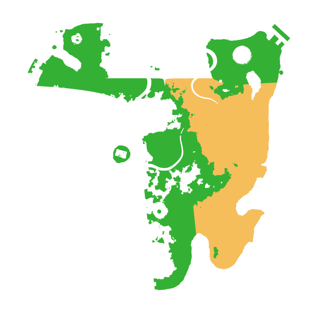 Biome Rust Map: Procedural Map, Size: 3000, Seed: 1733659136