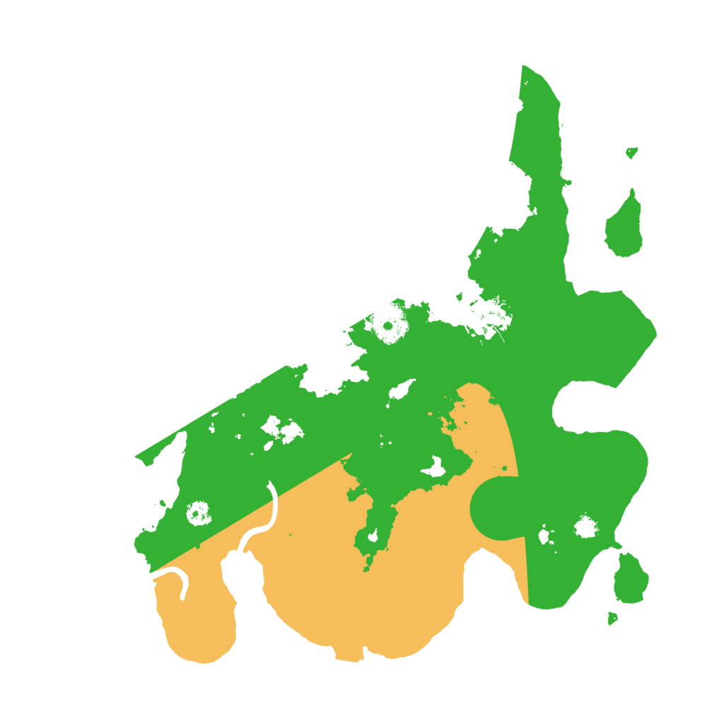 Biome Rust Map: Procedural Map, Size: 3000, Seed: 1440882557