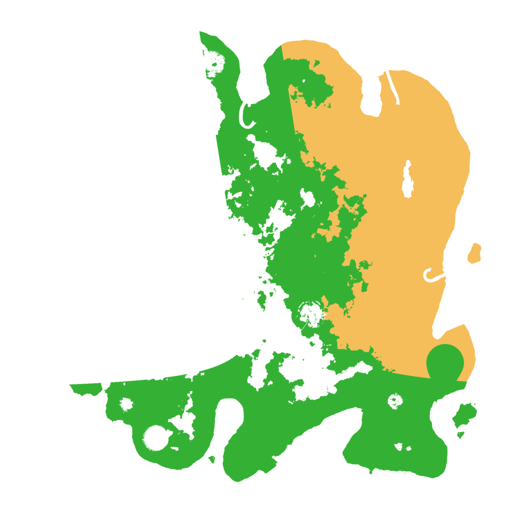 Biome Rust Map: Procedural Map, Size: 3700, Seed: 3434