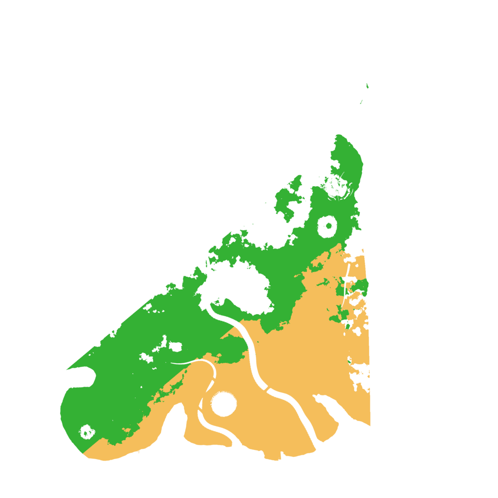 Biome Rust Map: Procedural Map, Size: 3500, Seed: 8881245