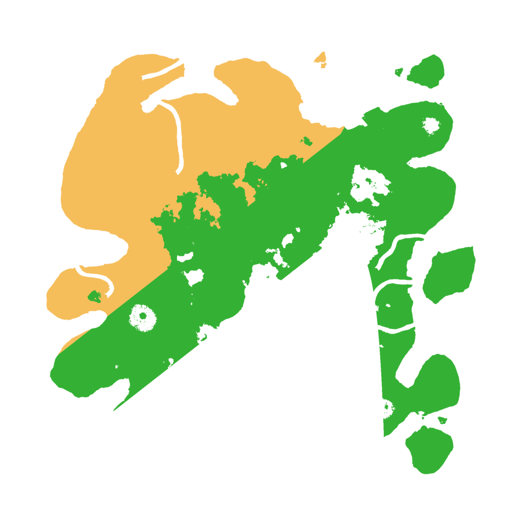 Biome Rust Map: Procedural Map, Size: 3000, Seed: 3041