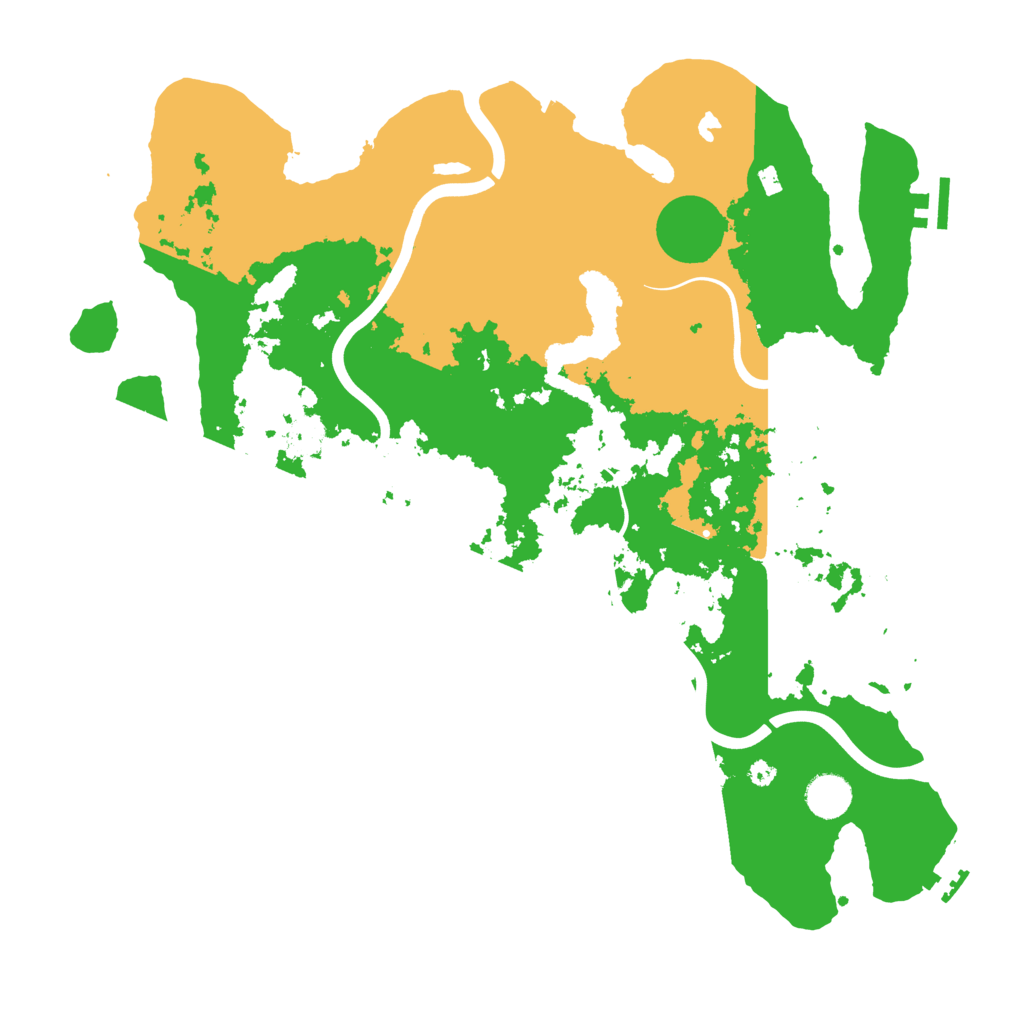 Biome Rust Map: Procedural Map, Size: 4000, Seed: 2311