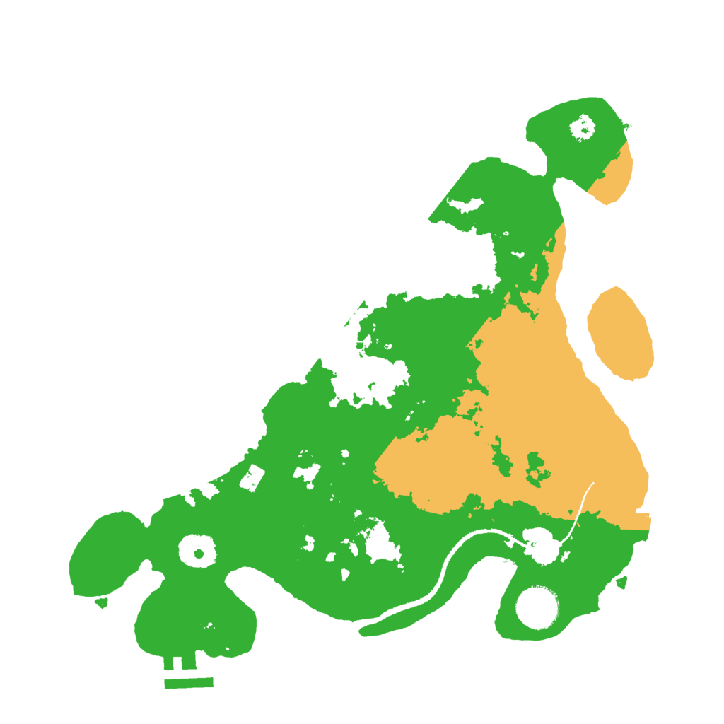 Biome Rust Map: Procedural Map, Size: 3000, Seed: 403050066