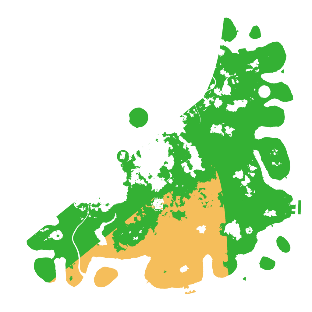 Biome Rust Map: Procedural Map, Size: 4500, Seed: 146