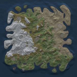 Thumbnail Rust Map: Procedural Map, Size: 4500, Seed: 899446018, 19 Monuments