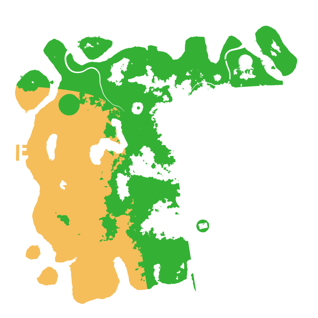 Biome Rust Map: Procedural Map, Size: 4000, Seed: 889