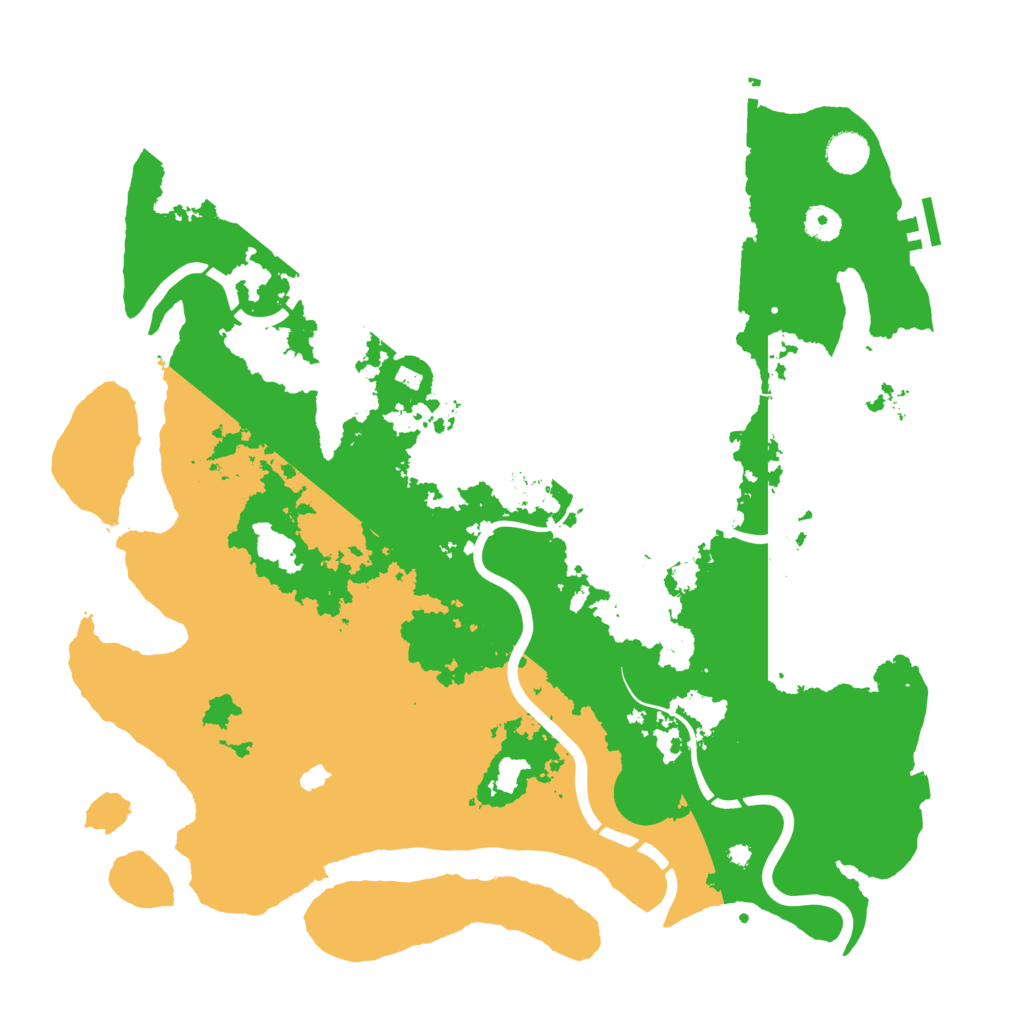 Biome Rust Map: Procedural Map, Size: 4250, Seed: 2001944416