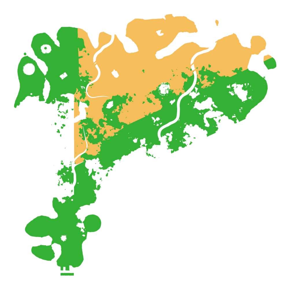 Biome Rust Map: Procedural Map, Size: 4500, Seed: 148