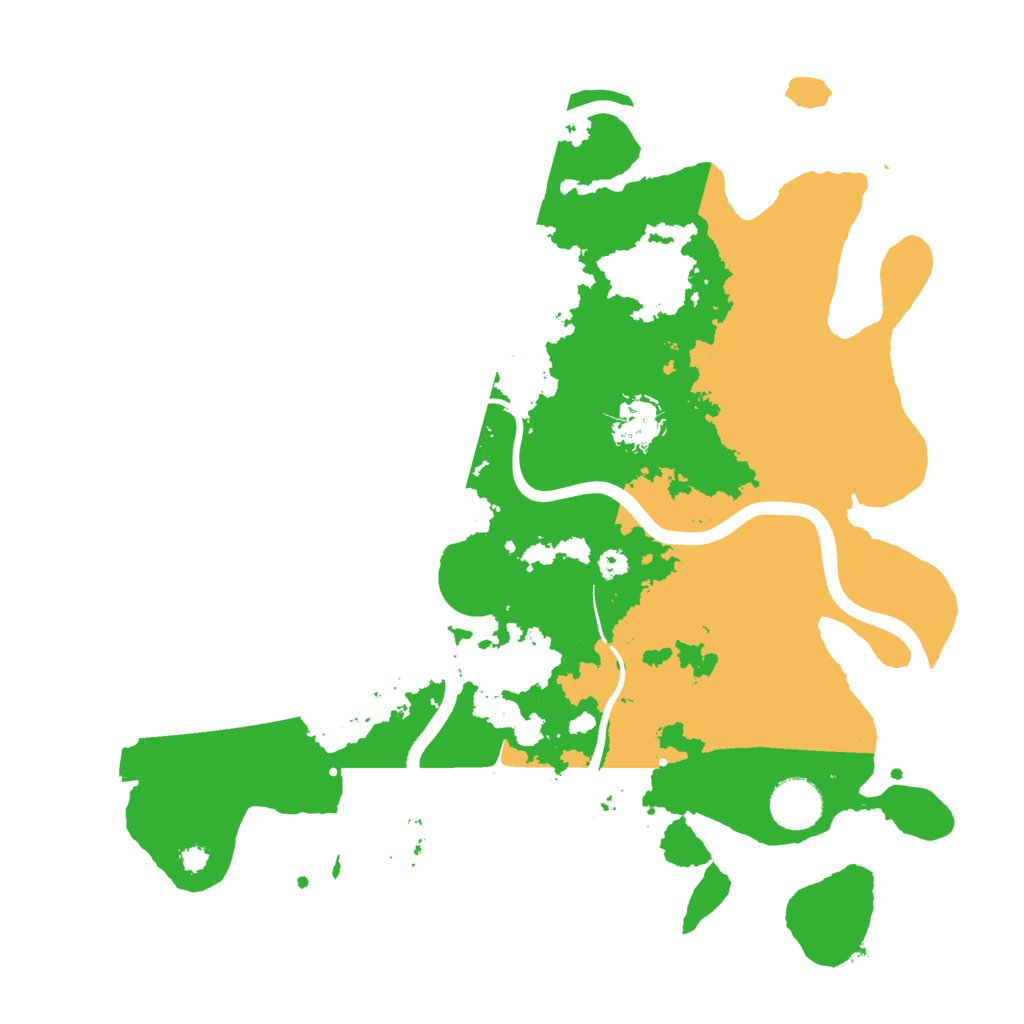 Biome Rust Map: Procedural Map, Size: 3500, Seed: 426459292