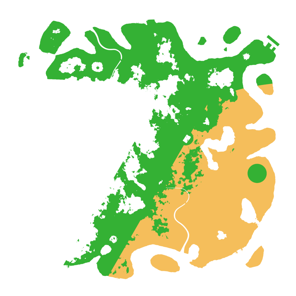 Biome Rust Map: Procedural Map, Size: 4100, Seed: 34323