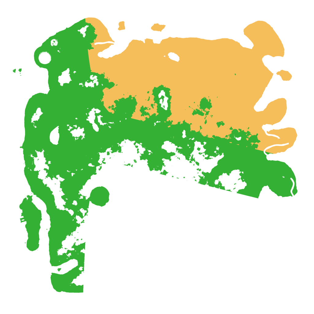 Biome Rust Map: Procedural Map, Size: 4500, Seed: 2054989703