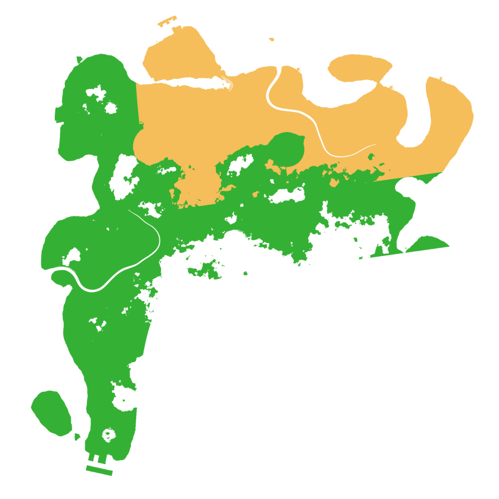 Biome Rust Map: Procedural Map, Size: 3800, Seed: 1409988974