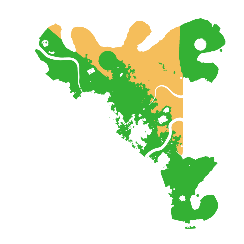 Biome Rust Map: Procedural Map, Size: 3600, Seed: 11232023