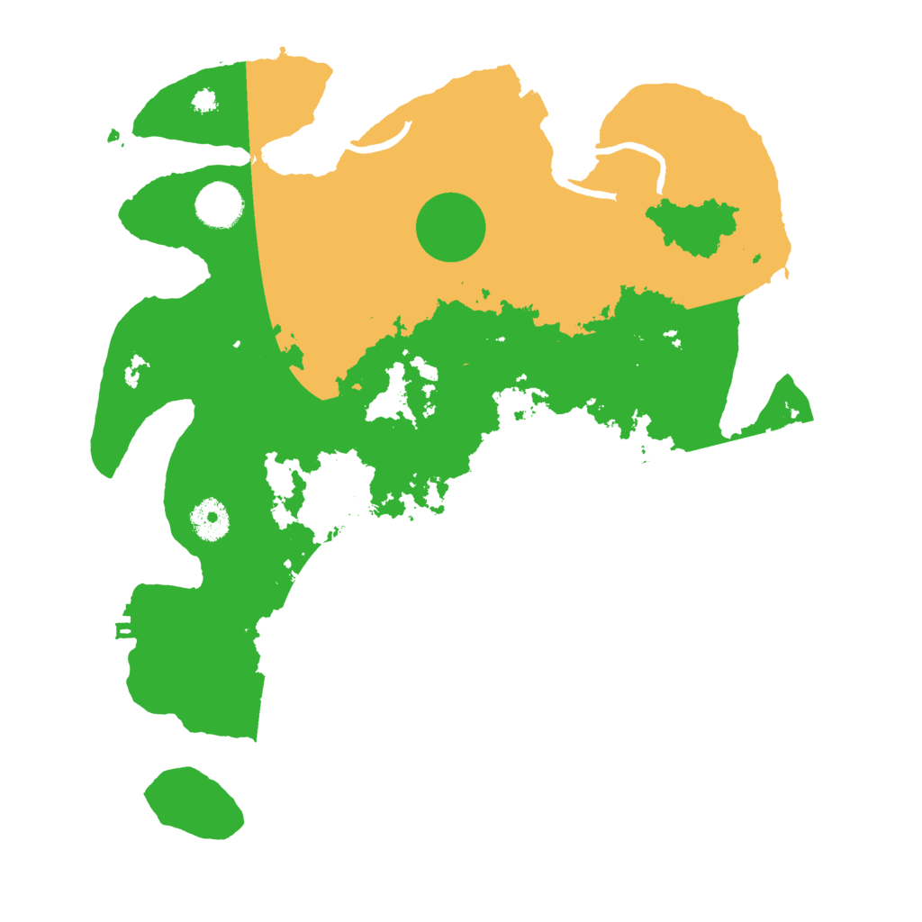 Biome Rust Map: Procedural Map, Size: 3500, Seed: 24071980