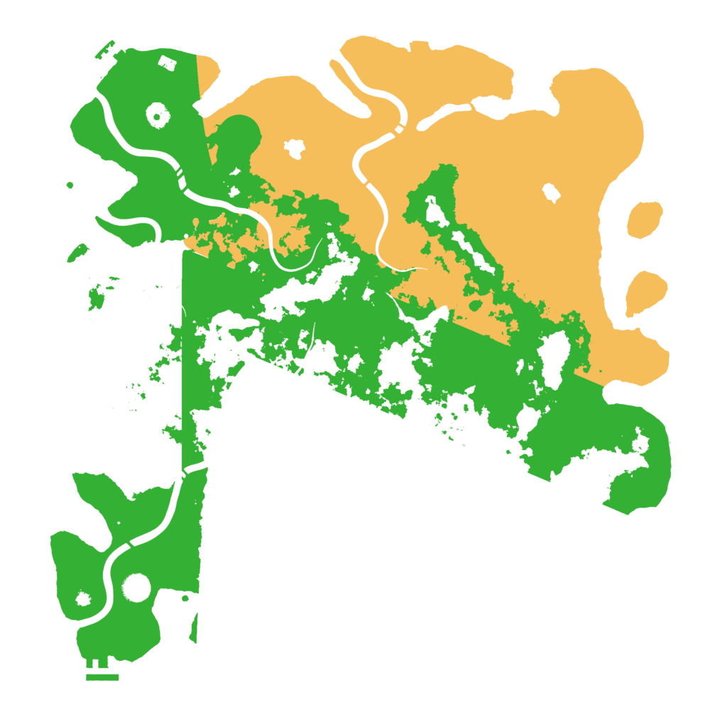 Biome Rust Map: Procedural Map, Size: 4500, Seed: 431556338