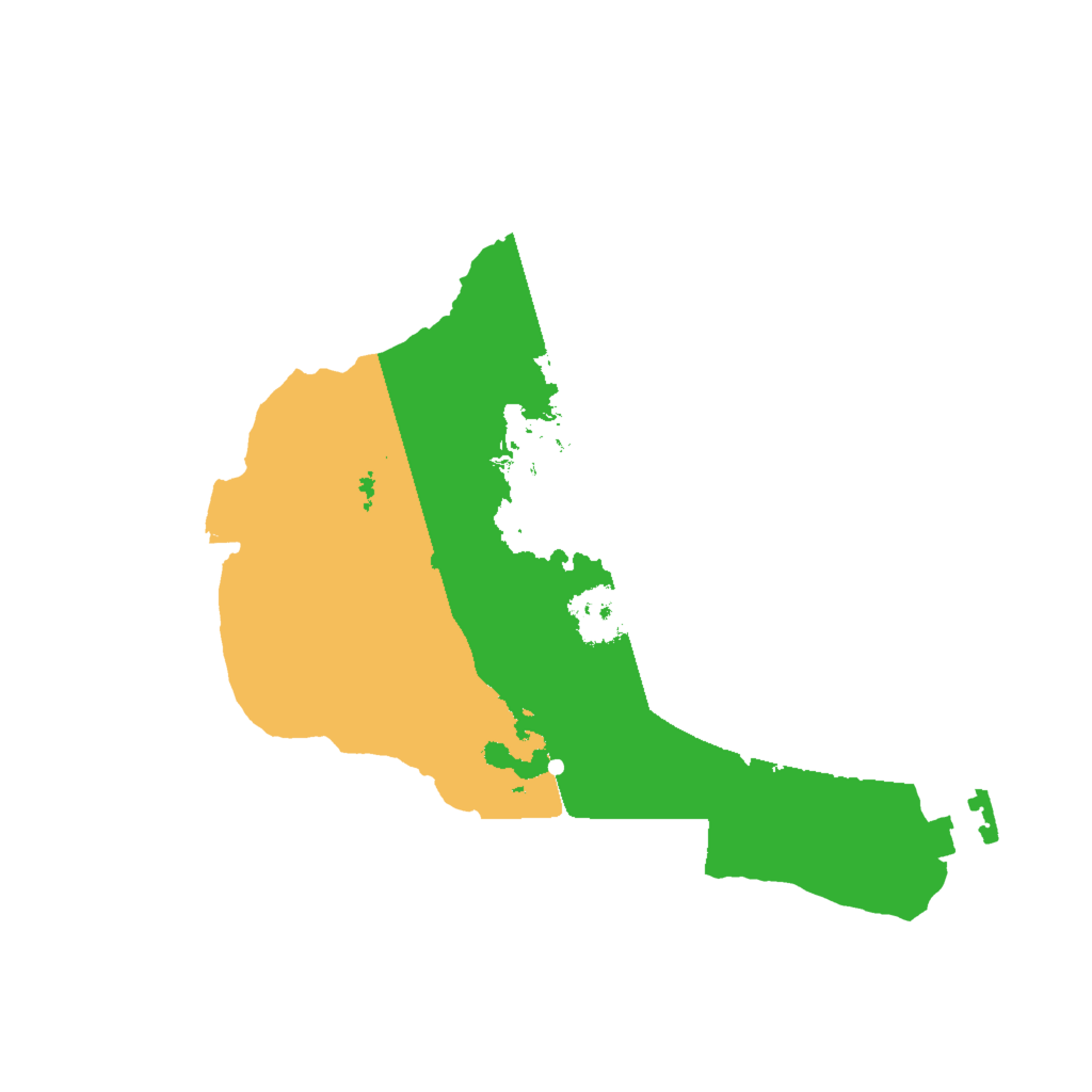 Biome Rust Map: Procedural Map, Size: 2000, Seed: 3255