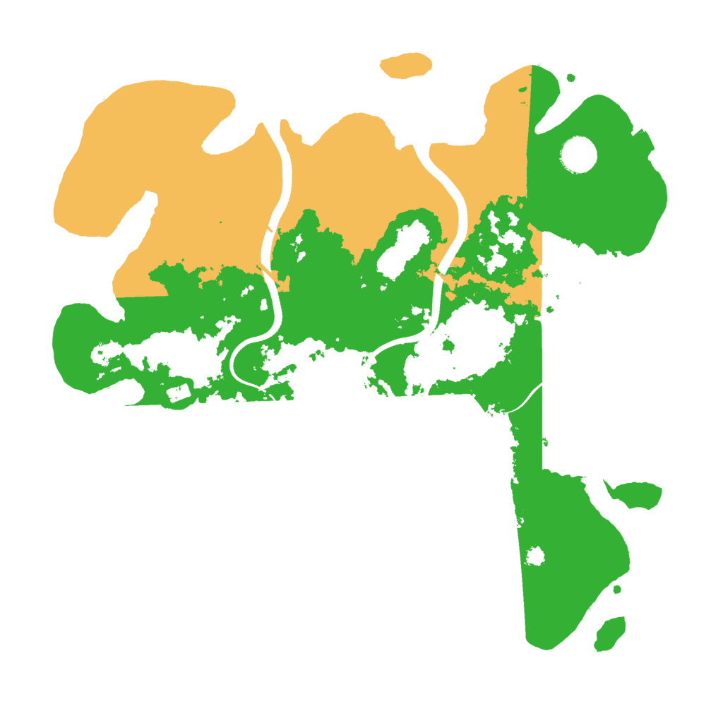 Biome Rust Map: Procedural Map, Size: 3500, Seed: 1865041213