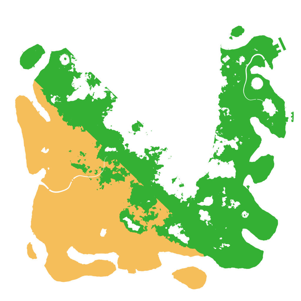 Biome Rust Map: Procedural Map, Size: 4500, Seed: 1664298920