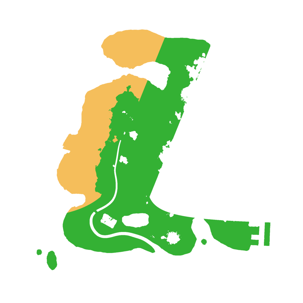 Biome Rust Map: Procedural Map, Size: 2160, Seed: 608142196