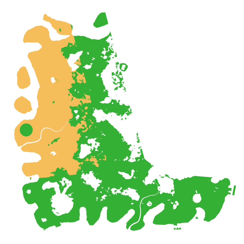 Biome Rust Map: Procedural Map, Size: 5000, Seed: 285225203