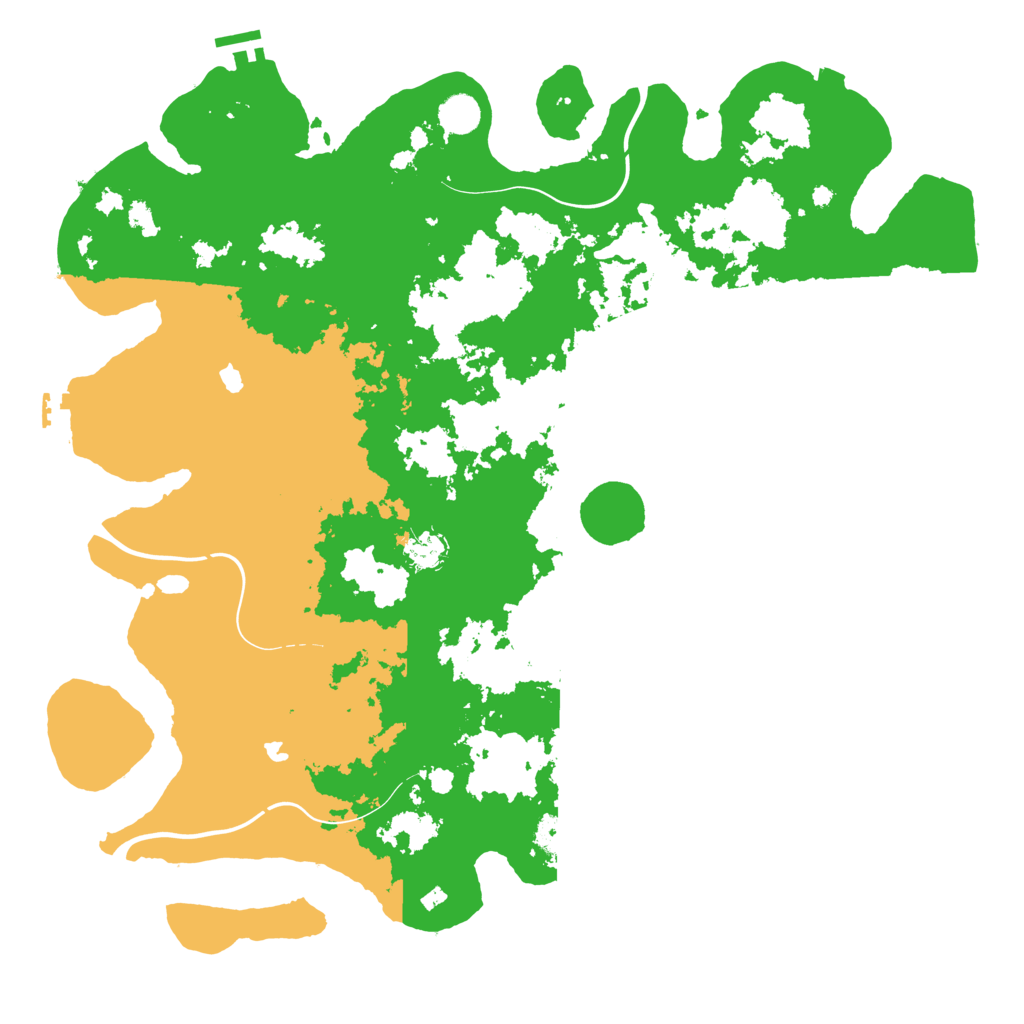 Biome Rust Map: Procedural Map, Size: 4500, Seed: 847620