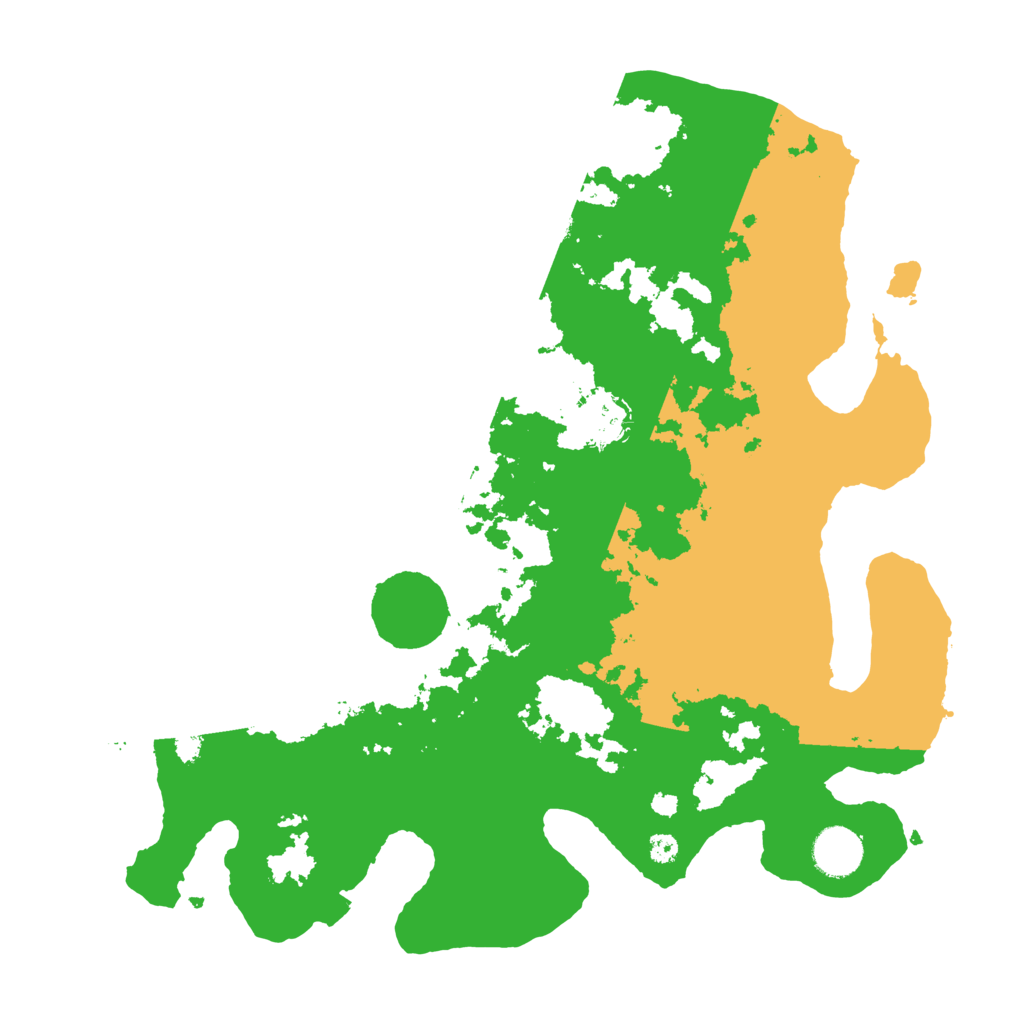 Biome Rust Map: Procedural Map, Size: 3600, Seed: 60096283