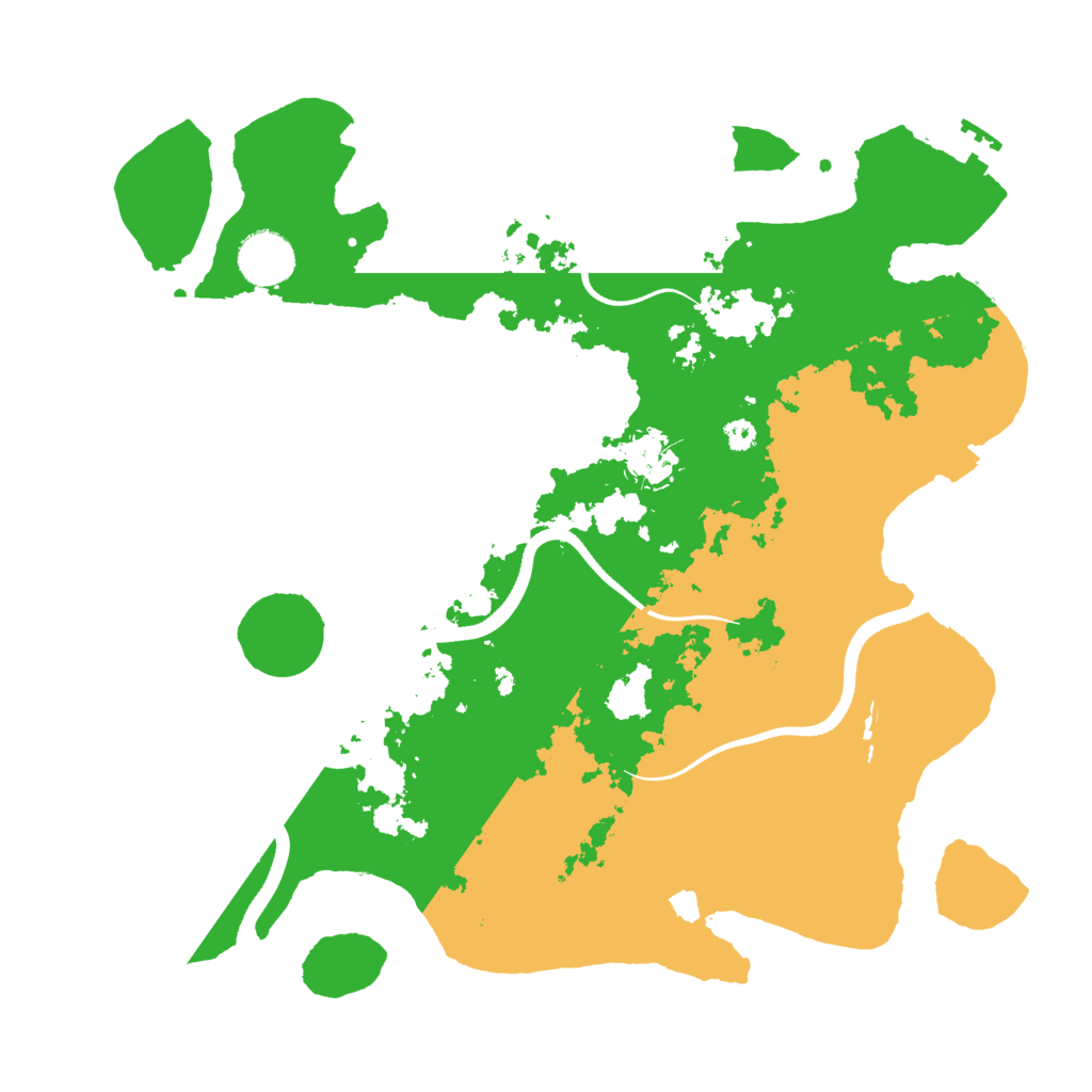 Biome Rust Map: Procedural Map, Size: 3500, Seed: 943227705