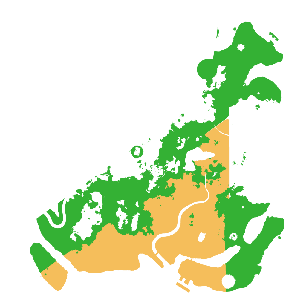 Biome Rust Map: Procedural Map, Size: 4000, Seed: 733409190