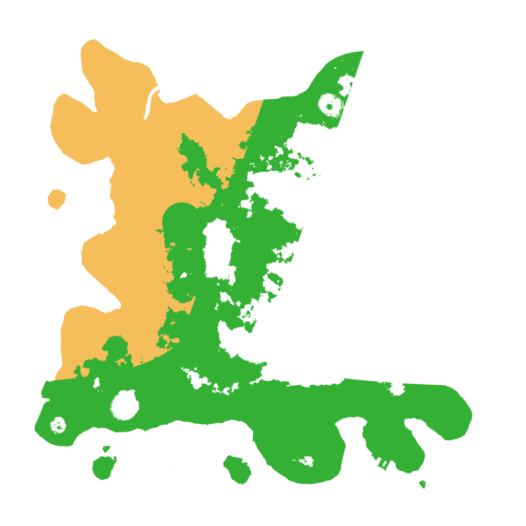 Biome Rust Map: Procedural Map, Size: 3500, Seed: 2252