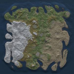 Thumbnail Rust Map: Procedural Map, Size: 4500, Seed: 469302833, 19 Monuments