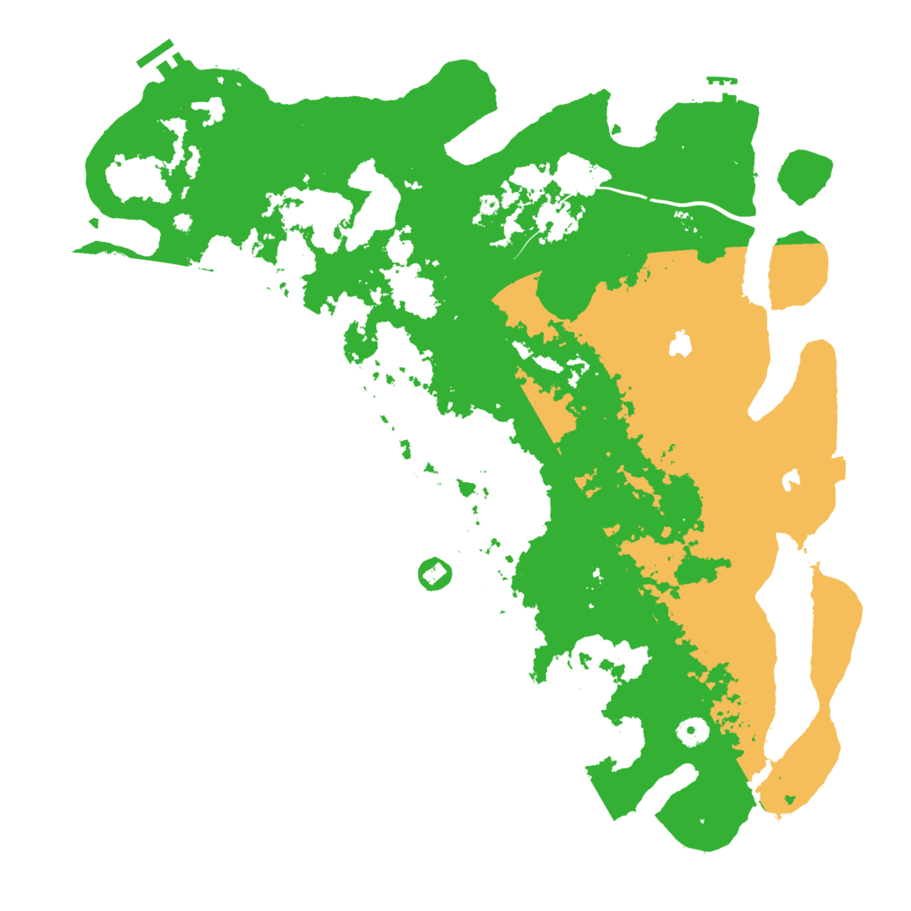 Biome Rust Map: Procedural Map, Size: 4500, Seed: 29522966