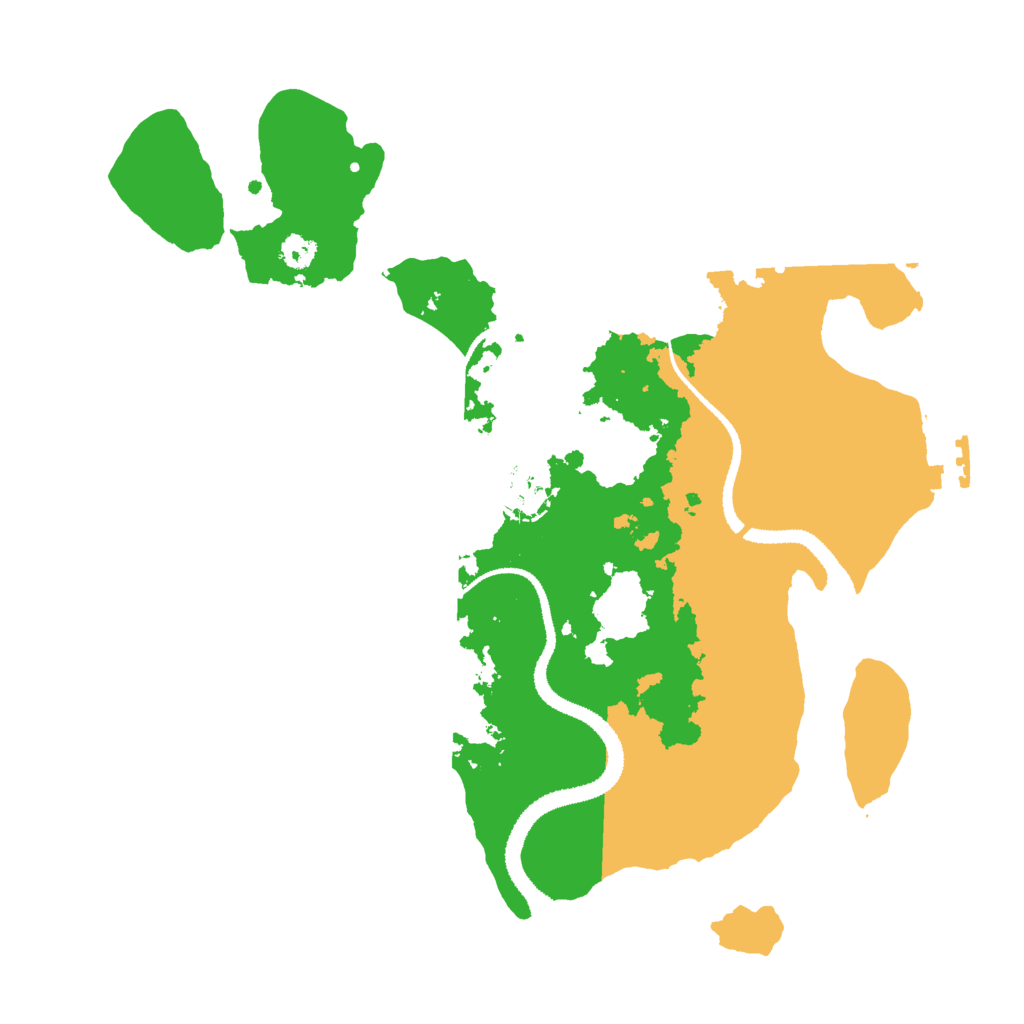 Biome Rust Map: Procedural Map, Size: 3000, Seed: 2098179013