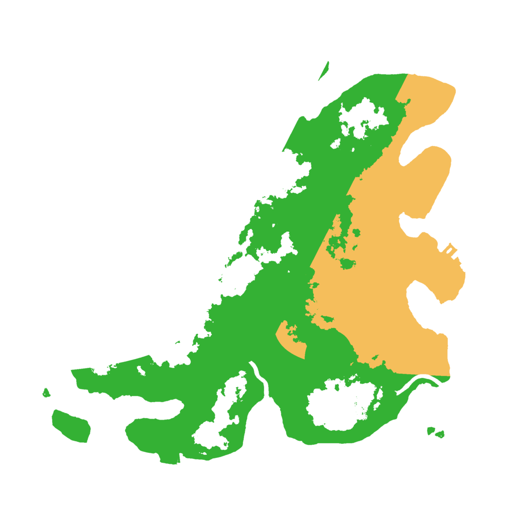 Biome Rust Map: Procedural Map, Size: 3000, Seed: 1322109834