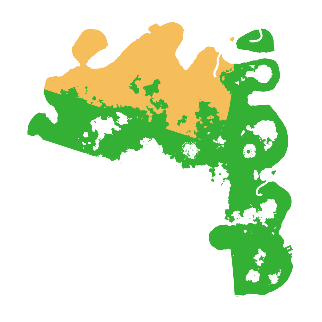 Biome Rust Map: Procedural Map, Size: 3500, Seed: 850958569