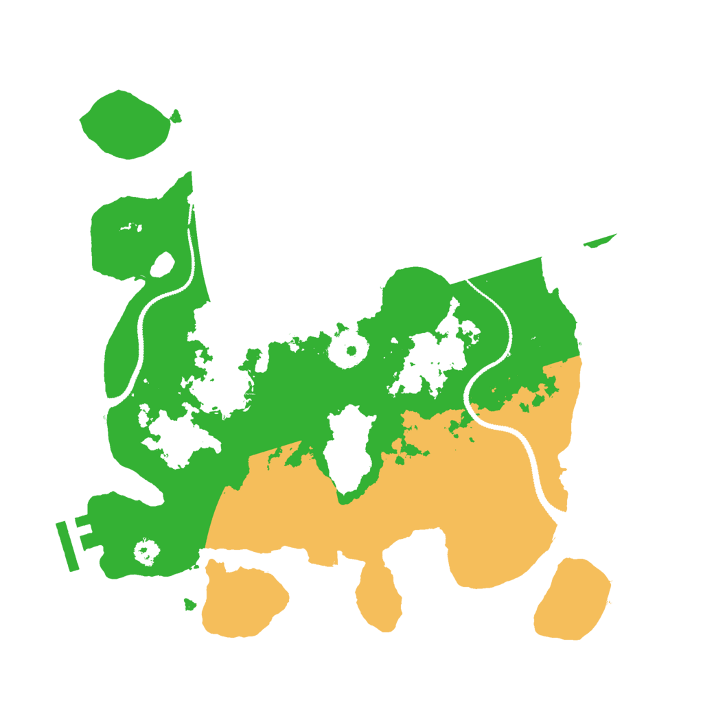 Biome Rust Map: Procedural Map, Size: 2800, Seed: 1472390
