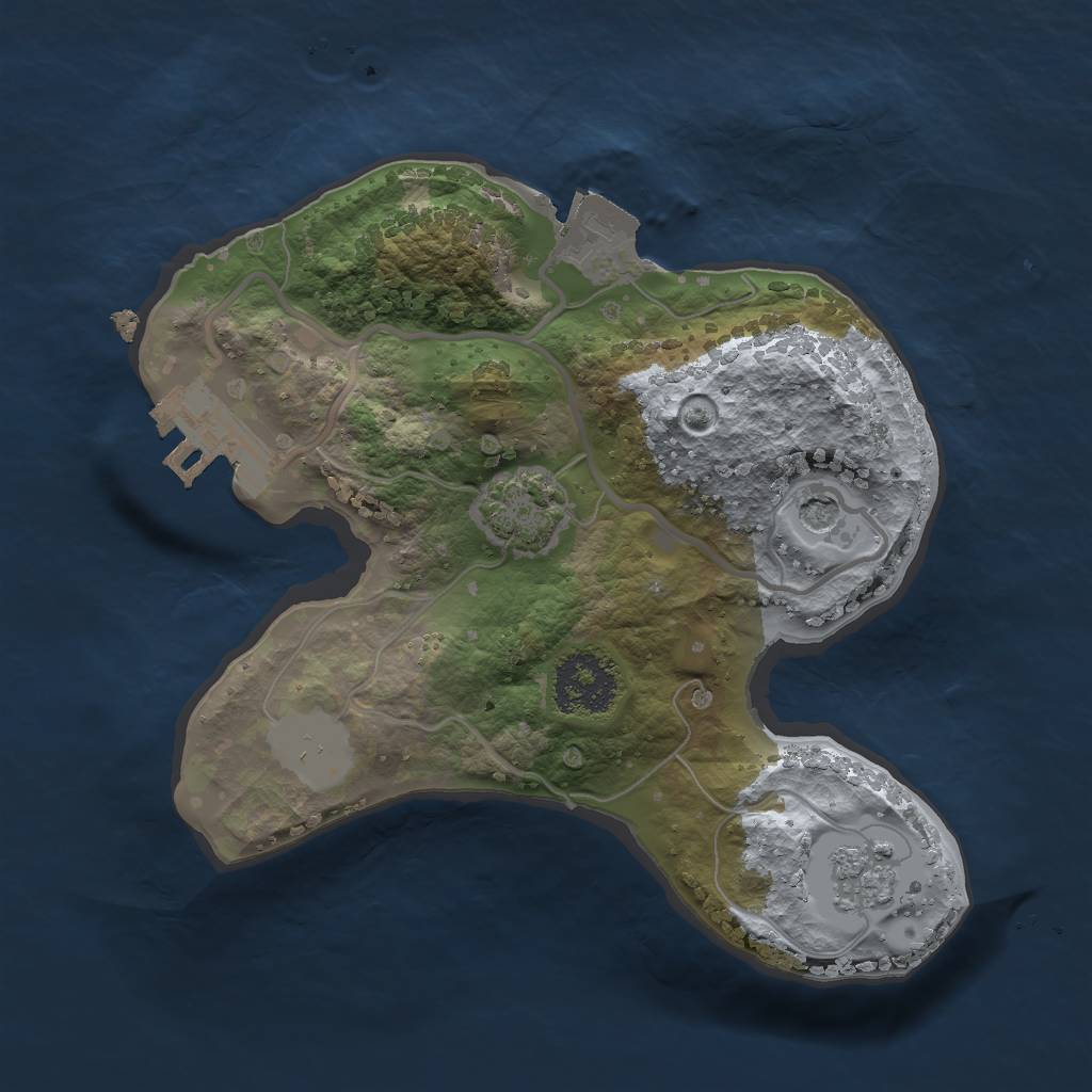 Rust Map: Procedural Map, Size: 1784, Seed: 1757679607, 7 Monuments